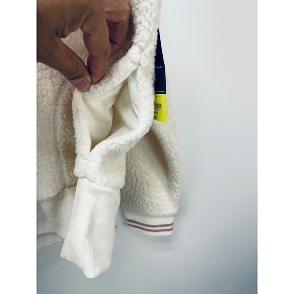 NEW Xersion Women’s Sweater Quitter Zip Soft Touch White Size M Comfort Waist - Picture 7 of 10